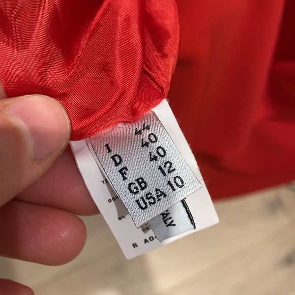 MOSCHINO CHEAP AND CHIC red dress s 10 - Picture 10 of 13